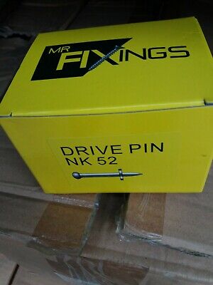 NAILS TO FIT HILTI DX450 52mm Drive Pin NK52  BOX 100 NAILS  • 7.99£