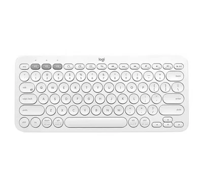 Logitech K380 Tastiera Wireless Bluetooth White - Immagine 1 di 2