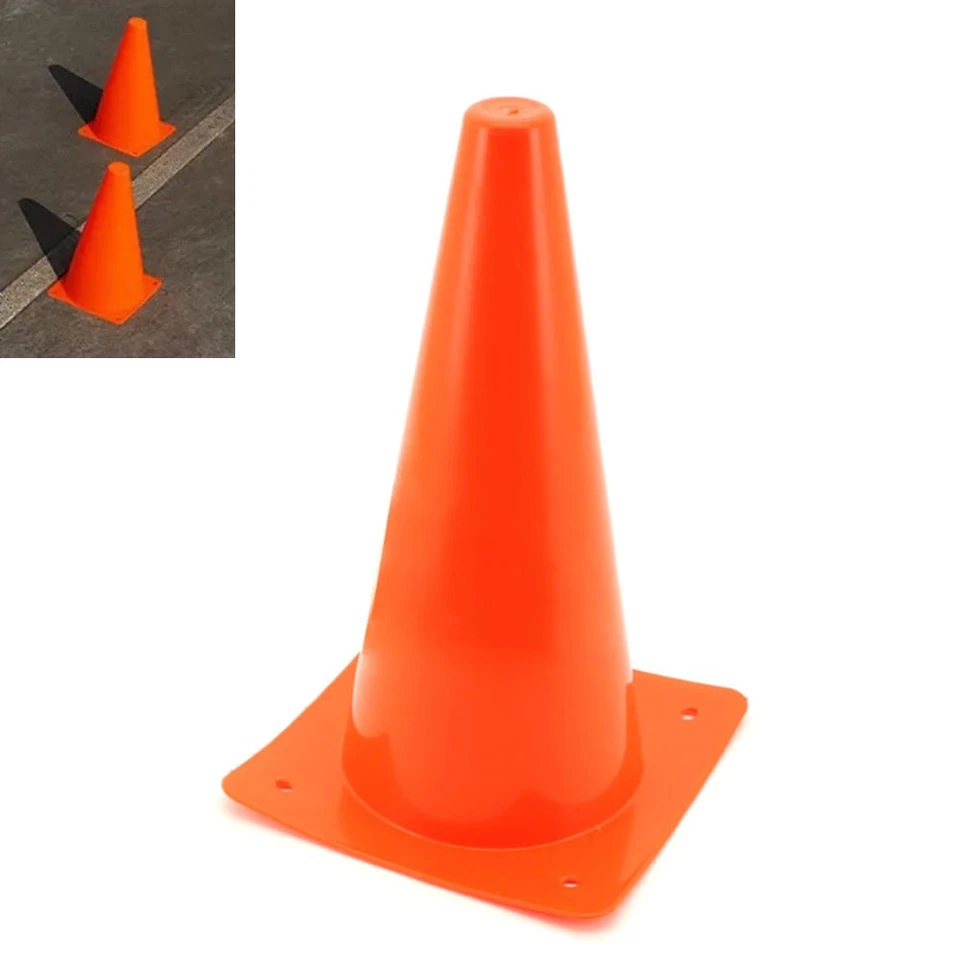 1 Safety Traffic Cone 12" Parking Drive Emergency Field High Visibility Orange - Image 1 of 1