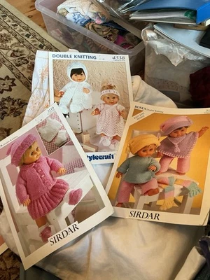 3 Lovely  Dolls Knitting Patterns Sirdar, Stylecraft, - Image 1 of 4