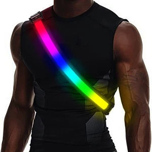 OLIKER LED Reflective Running Gear,High Visibility Reflective Belt Sash with ... - Picture 1 of 7