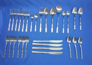 29-teiliges Sunshine Royal Suprema Bambus Edelstahl Besteck Mix Set - Bild 1 von 18