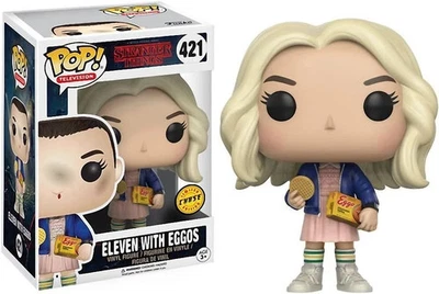 Funko Pop! Television Strager Things Eleven with Eggos 421 Chase Limited edition - Immagine 1 di 2