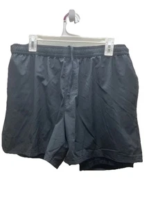 DSG Men’s 5” Stride Running Shorts, Black, Size X-Large , Built In Briefs, - Picture 1 of 7
