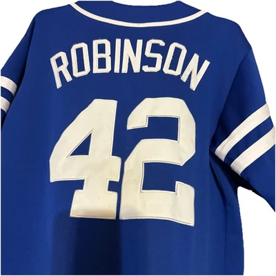 Camiseta deportiva para hombre Majestic M mediana Jackie Robinson Brooklyn Dodgers azul MLB  Foto 1 de 4