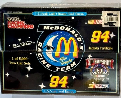 *NEW* Racing Champions~2 Car Set~ "Bill Elliot #94" McDonald's Limited Editions - Image 1 of 4