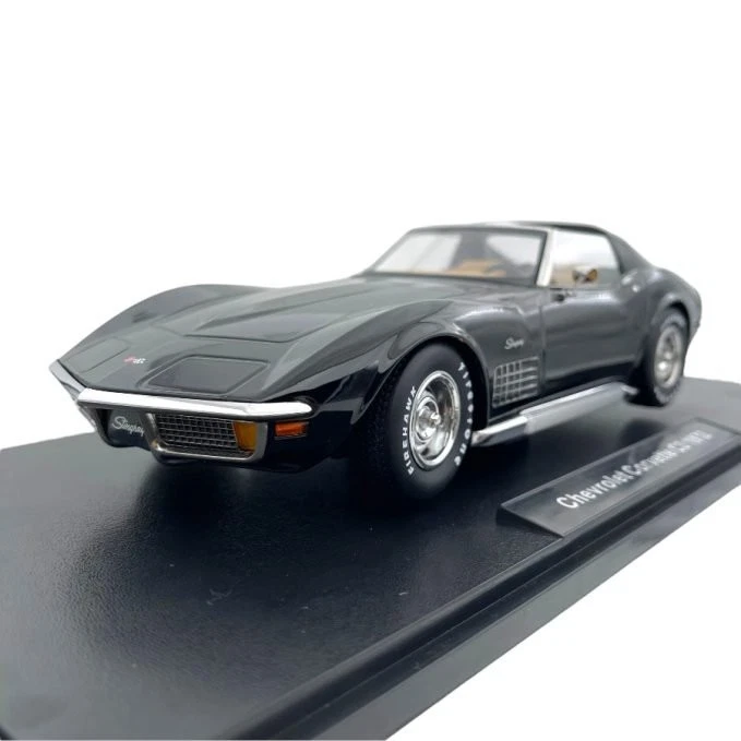 Modellino Auto 1/18 KK Chevrolet Corvette C3 1972 Black - Immagine 1 di 4
