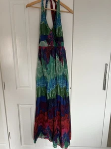 Coast Halter Neck Maxi Dress Size 12 - Picture 1 of 14