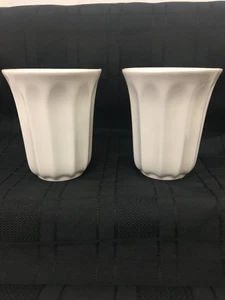 Pair Hotel Chocolat Andrew Wicks Velvetiser Hot Chocolate Mug Cups White  (H12) - Picture 1 of 6