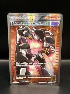 Pokémon Team Rocket's Handwork (Full Art) 124/124 NM Fates Collide Holo - Foto 1 di 7