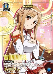 Union Arena WINNER Card Asuna U UEPR/SAO-1-036 Sword Art Online English SEALED - Bild 1 von 1