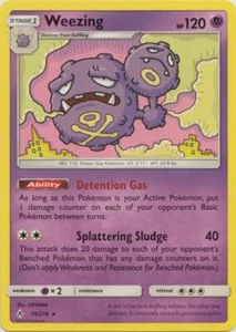 2x (SM10-074) Weezing Rare Pokemon Unbroken Bonds Card # 74 - Picture 1 of 1