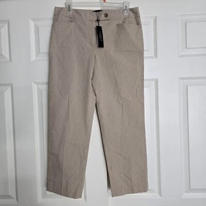 Talbots Signature Chino Pants Tan Khaki Sz 6 Stretch Straight New - Picture 1 of 13
