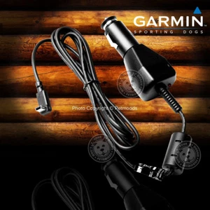 Cable de alimentación de vehículo Garmin 12V negro cargador de coche Astro 320 transmisor de mano - Imagen 1 de 2