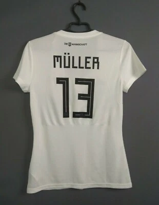 Muller Germany Jersey Women 2018 2019 Home MEDIUM Shirt Adidas BQ8396 ig93 - Image 1 of 4