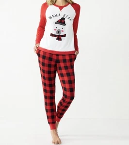 Christmas Pajamas For Women Jammies For Your Families Beary Cool "Mama Bear" - Picture 1 of 6