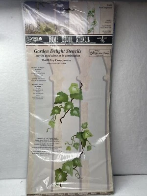 Stencil Ease 1998 Garden Delight Stencils D-400 Picket Fence  - Image 1 of 3