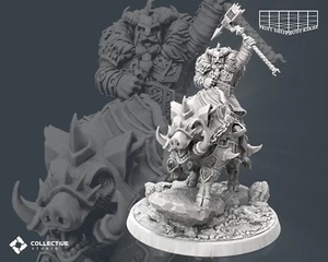 Cavaliere nano combattente miniatura cinghiale cavaliere figura per TTRPG come D&D5e - Foto 1 di 21
