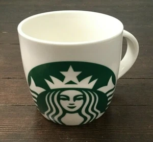 Starbucks Mermaid Coffee Mug Green White Cafe 14 oz 2017 - Picture 1 of 4