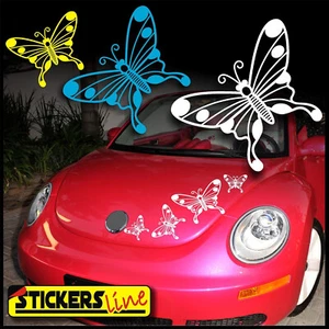 Adhesivos Mariposas 16 Piezas para Coche Moto Scooter Muebles Casa ECC Mod1 - Imagen 1 de 4