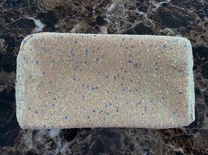 Tarte Glam To Go Makeup Bag Gold Multicolor Glitter Zipper Closure BRAND NEW - Picture 1 of 4