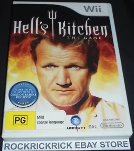 NINTENDO WII GAME HELL'S KITCHEN THE GAME INCLUDES MANUAL PAL - Bild 1 von 3