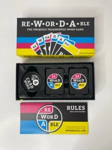 Rewordable The Uniquely Fragmented Word Game 2017 Clarkson Potter 100% completo - Imagen 1 de 3