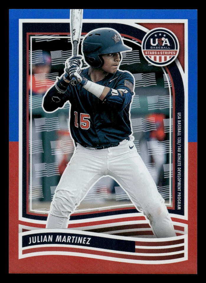 2024 Panini Stars & Stripes JULIAN MARTINEZ AMERICA 5/13 #105 - Image 1 of 2