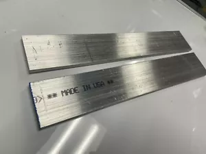 2 pieces 1/4" X 2" ALUMINUM 6061 FLAT BAR 24" long T6511 Extruded Mill Stock - Picture 1 of 1