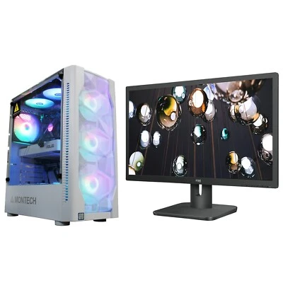 Custom PRC Gaming Desktop PC i7 16GB 256GB 1TB GTX 960 4GB WiFi BT W10 + 22" FHD - Image 1 of 4