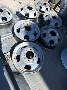 2003-2018 Dodge Ram 3500 DRW Dually Steel Black Wheel 17" Wheel Rim, single (1) - Picture 1 of 9