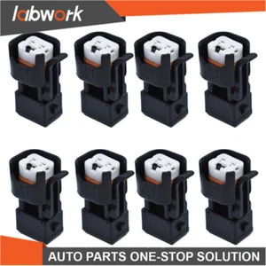 Labwork 8x LS1 EV1 to EV6 EV14 LS2 LS3 LSX LT1 Fuel Injector Connector Adapter - Foto 1 di 10