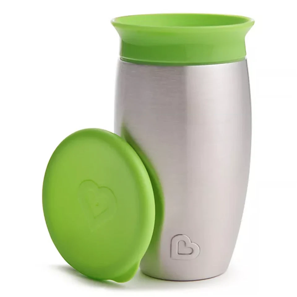 Taza para sorber Munchkin Miracle 360 de acero inoxidable 12 m+ 10 oz Foto 1 de 1