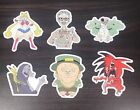 Meat Canyon Sticker Lot Of 6 - Orville, Leprechaun, Sailor Moon, Super Smash Etc