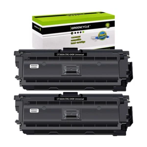 2PK CRG040 BLK Toner Fits For Canon i-SENSYS LBP710CX Color imageCLASS LBP712DN - Picture 1 of 23