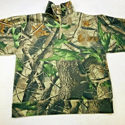 Liberty 中号 Realtree 迷彩迷彩 1/4 拉链夹克 — 第 1/4 张图片