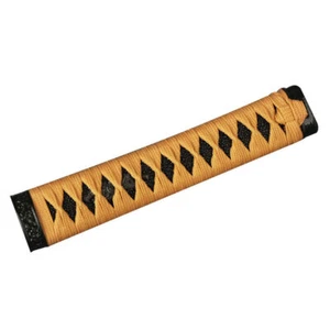 Orange Silk ITO Tsuka&handle for Japanese Samurai WAKIZASHI Sword replacement - Picture 1 of 5