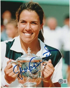 FOTO FIRMADA DE JENNIFER CAPRIATI 8x10 con Beckett (BAS) certificado de autenticidad  - Imagen 1 de 1
