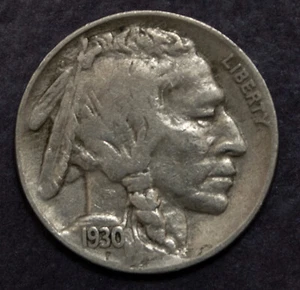 Lote 1930 S Buffalo Nickel F 497 - Imagen 1 de 2