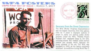 COVERSCAPE computer generated WPA Posters U/O fdc - Picture 1 of 1