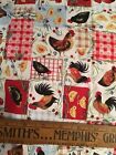 Timeless Treasures Cotton Fabric HEN Patchwork Baby Chicks Rooster 2/3 Yards