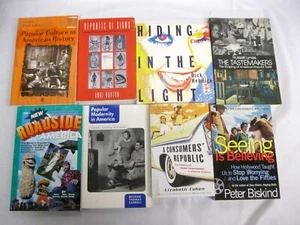 Popular Culture in America History 8 Books Roadside Consumer Tastemakers Theory - Foto 1 di 8