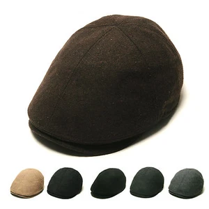 Unisex Para hombres Lana Plana Gorra Calce Elástico Newsboy Caxista Conductor Sombreros de Invierno - Imagen 1 de 13