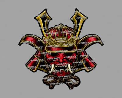 Adesivo Samurai Japan JDM sticker tuning kamikaze teschio OEM Rising Sun