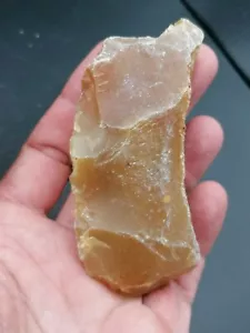 France Lower Paleolithic Acheulean Bifacial backed scraper H. Heidelbergensis - Picture 1 of 13