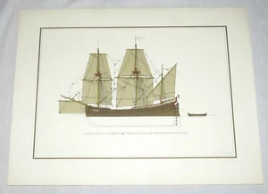 Sailing Through The Centuries Print Dutch Fleute Flyboat - Seventeenth Century - Picture 1 of 1