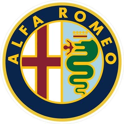 #G129 (1) Alfa Romeo Window Case Decal Sticker Fully Laminated 8"-48" - Image 1 of 4