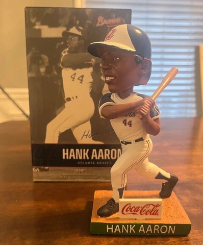 New Atlanta Braves Hank Aaron Bobblehead 2021 SGA Fast Shipping Cover