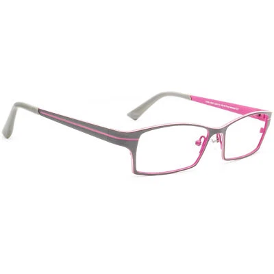 Prodesign Denmark Eyeglasses 1379 c.6531 Pure Titanium Gray&Pink Frame 53-15 130 - Image 1 of 4