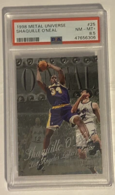 Shaquille O’Neal 1998 Metal Universe PSA 8.5 - Image 1 of 2